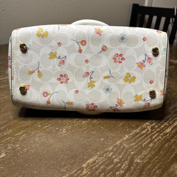 Coach mystic floral rowan satchel - Picture 5 of 8